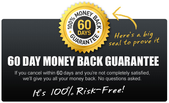 60 Day 100% Money Back Guarantee